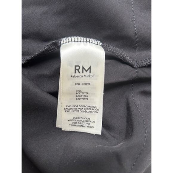 Rebecca Minkoff Black Lace Trim Midi Slip Dress Size Medium - Picture 13 of 14